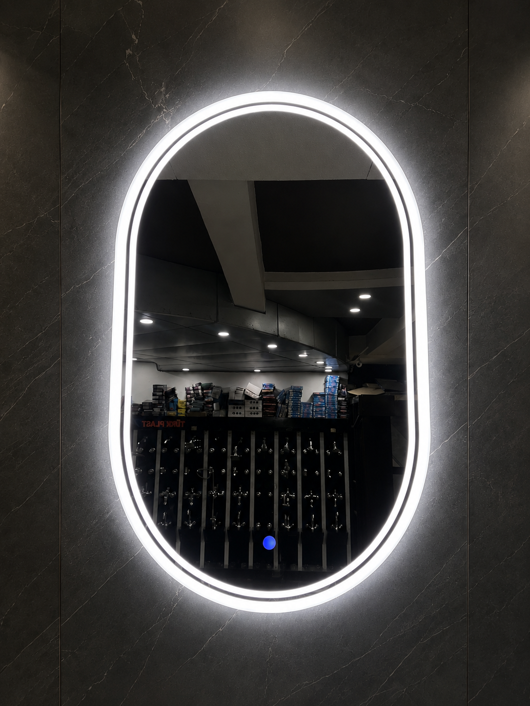 Capsule Shape LED mirror