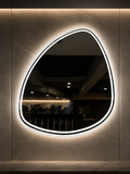 Stone Shape LED Mirror