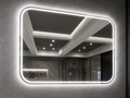 Rounded Rectangle LED Mirror